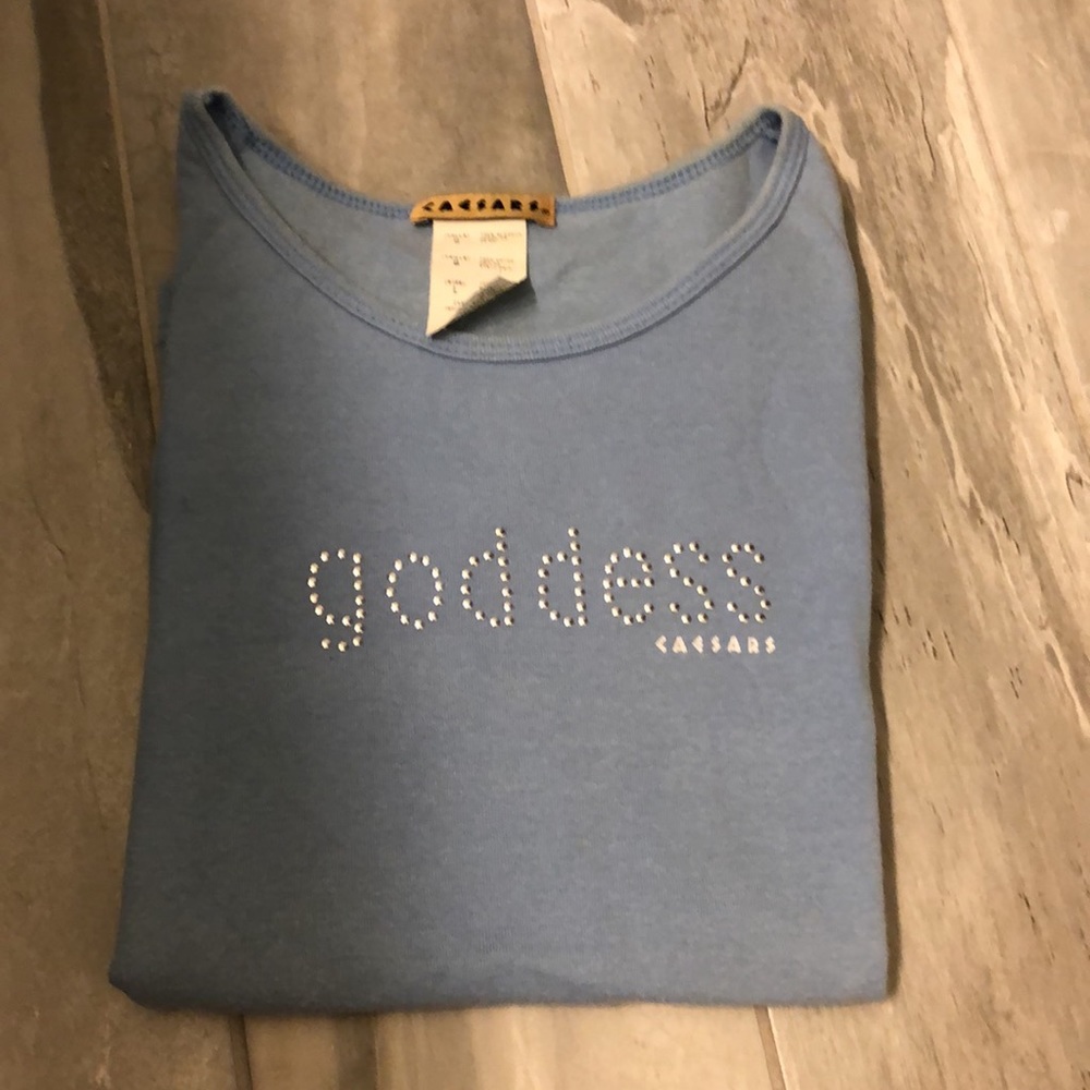Goddess Studded T-shirt by Caesers